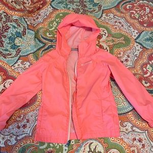 Girls Columbia rain jacket